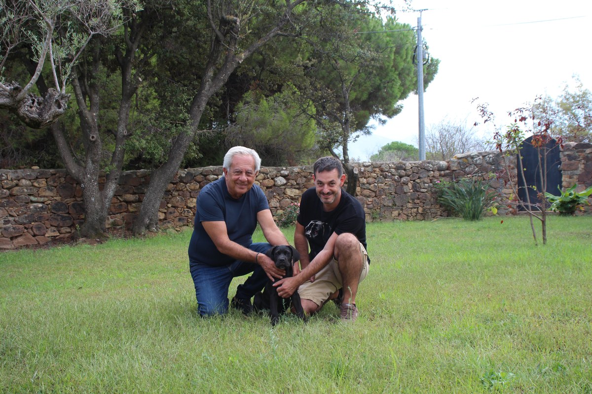 Bughju avec M. Santini lors de sa remise à Calvi.